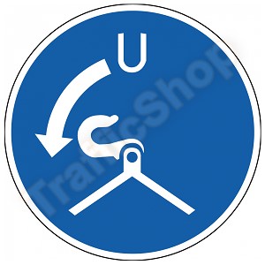 ISO 7010 Sticker Haken Lossen M042